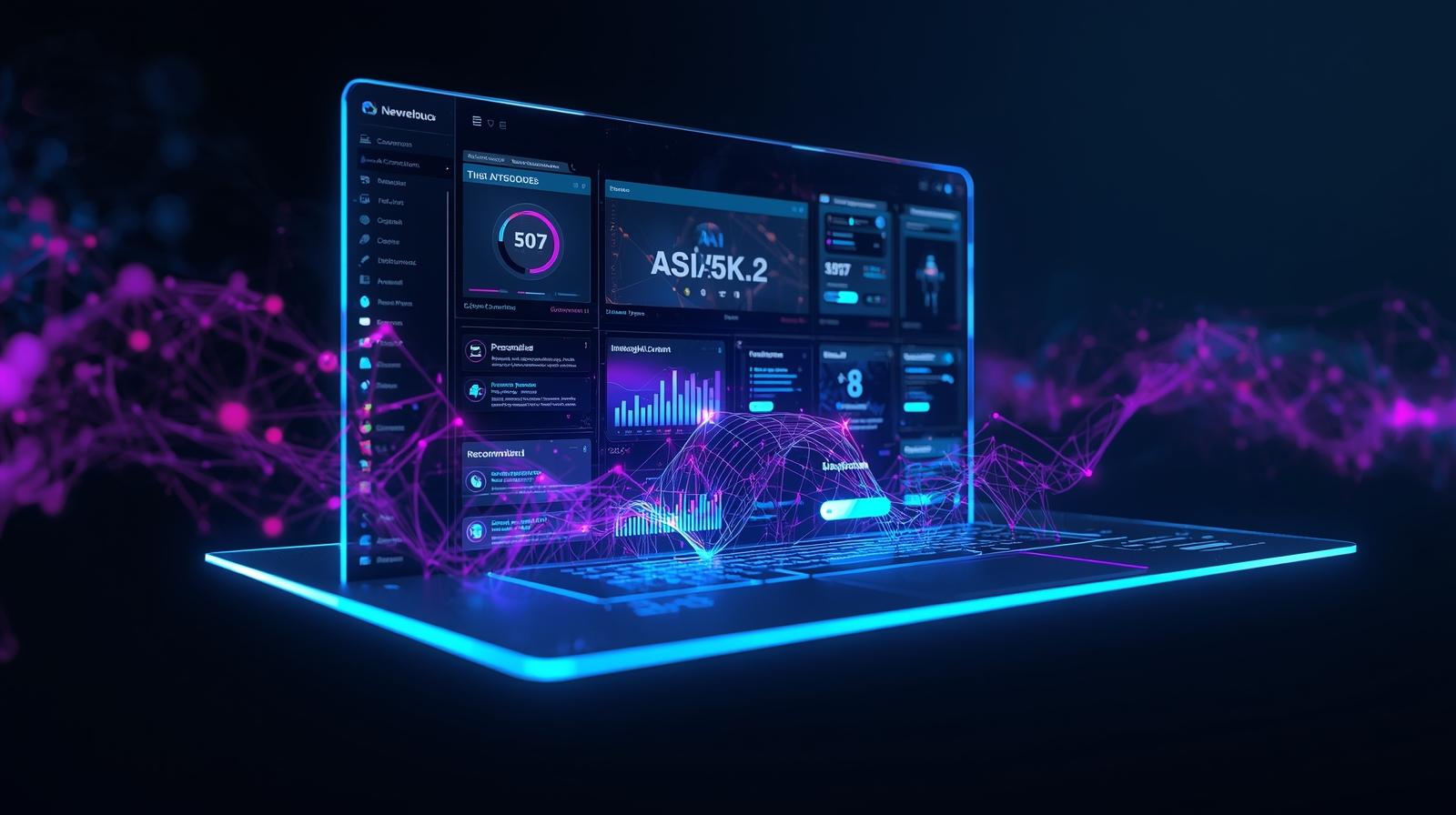 AI powered smart website interface