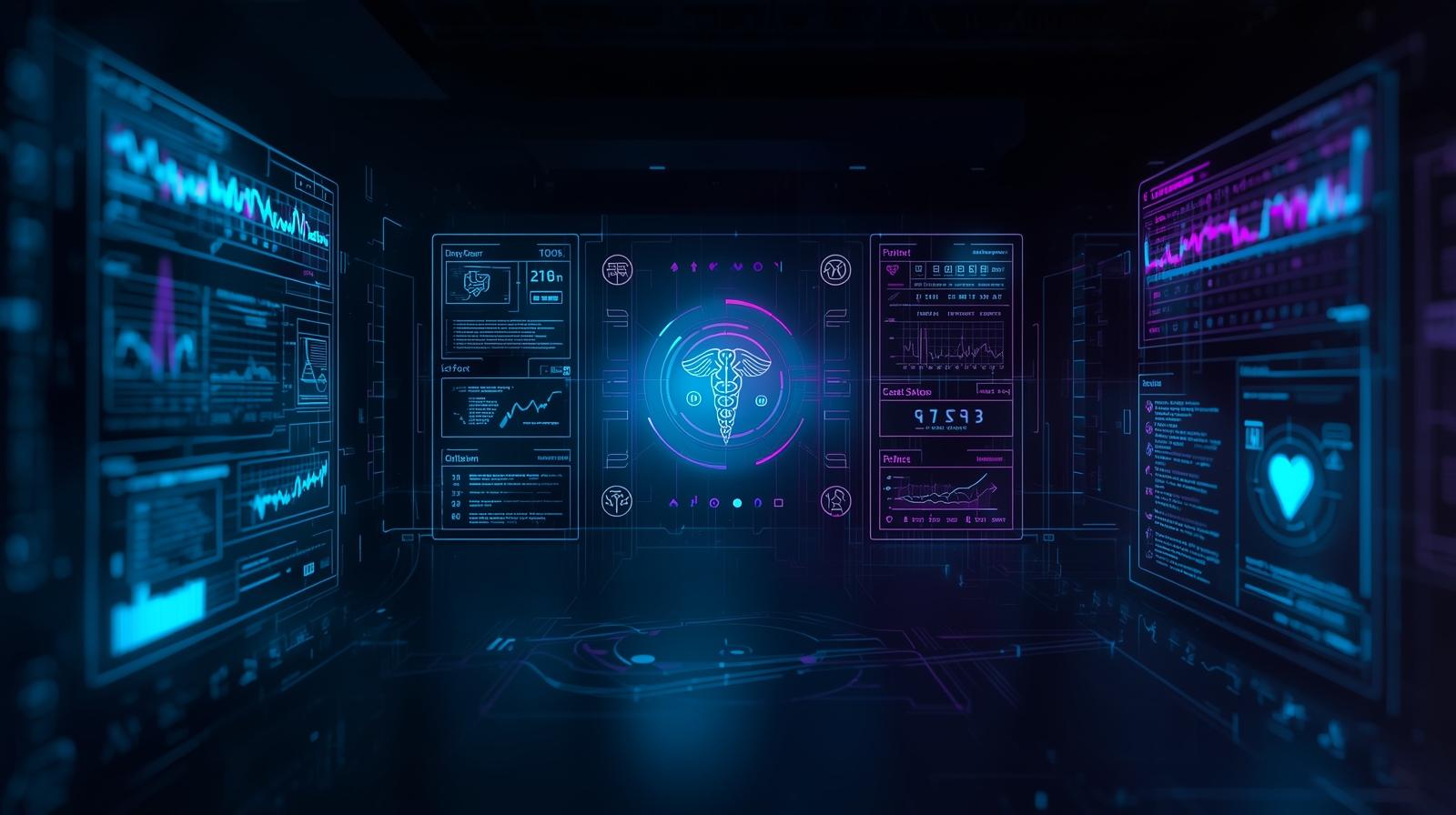 AI healthcare management dashboard